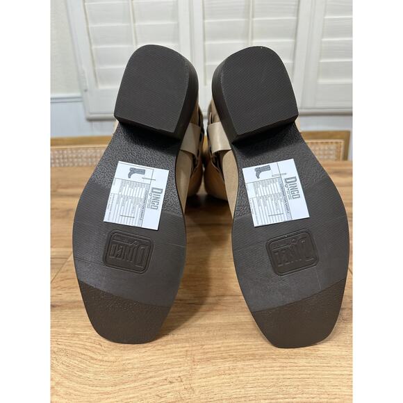 Dingo Women's Bronco Suede Leather Boot Harness Natural Cream Sz 11 New w/ Flaws - Picture 14 of 16